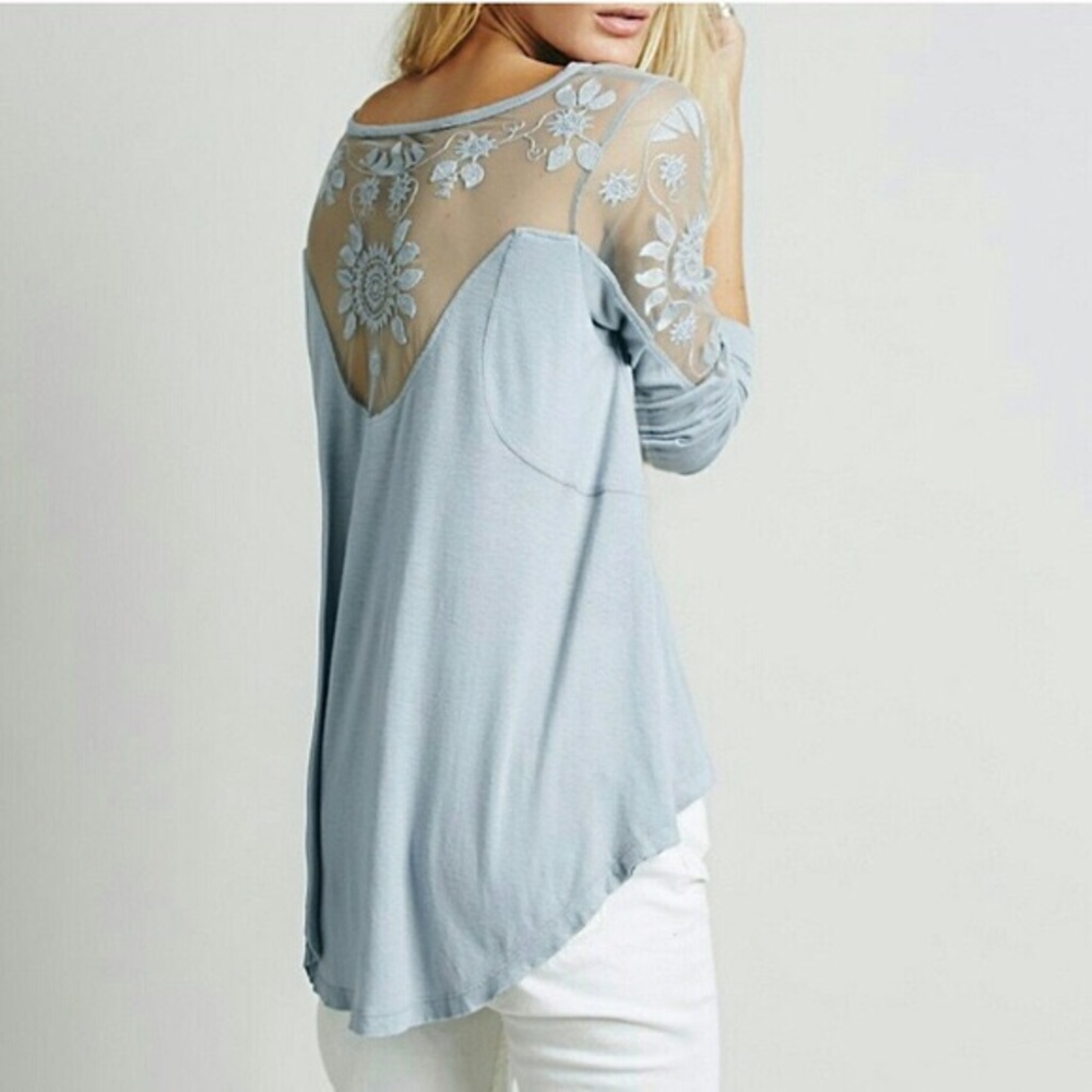 Free People Pretty Pretty Tee - Picture 6 of 7